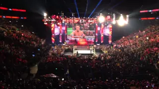 Cena/Rollins/Lesnar's Entrances at the Royal Rumble in Philadelphia, PA [Jan. 25, 2015]