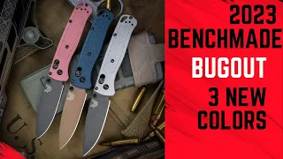 2023 Benchmade Bugout 3 New Colors