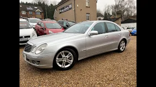 2006 (56) MERCEDES−BENZ E CLASS E220 CDI Avantgarde 4dr Tip Auto 4 Doors SALOON