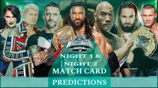 WWE WrestleMania 40 Night 1 & Night 2 Full Match Card Predictions