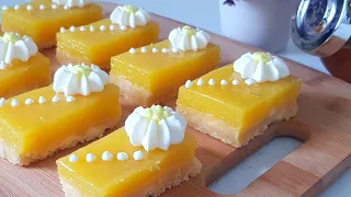 Лимонное Пирожное Рецепт к Чаю / Lemon Bars recipe