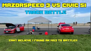 Mazdaspeed 3 vs. Civic Si | Track Battle | Toronto Motorsports Park