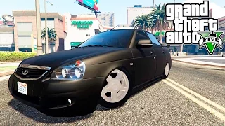 GTA 5 Моды: НОВАЯ ЛАДА ПРИОРА! - Русский автопром! ✅