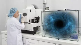 SCIENTIST CREATED A BLACK HOLE