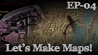 Let's Make Maps - EP04 - Making a fantasy town map! Part Three. (Tutorial)