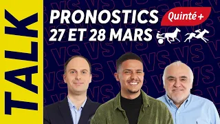 PRONOSTICS QUINTÉ+ 27 ET 28 MARS 2024 : GILLES FAVARD ET KÉVIN BAUDON | Favard Contre 1