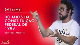 Live - Advocacia Criminal Artesanal: Os 30 anos da Constituição Federal de 1988: e agora?