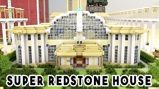 SUPER REDSTONE HOUSE (1000+ Redstone Creations!!) - Biggest Redstone House Ever!