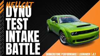 Hellcat Intake Dyno Test Battle | Cornerstone Performance vs. JLT vs Legmaker