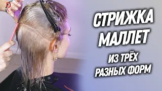 DEMETRIUS | Стрижка МАЛЛЕТ из трех разных форм в технике Деметриус