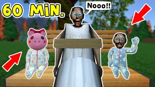 Granny vs mini Piggy vs mini Granny - funny horror animation (60 min funny episodes)