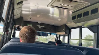 2016 Thomas C2 back seat ride bus 56