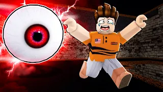 Kena Kejar Dengan Mata Gergasi!!! [👁️ Escape Running Head Eyes 👁️] (Roblox Malaysia)