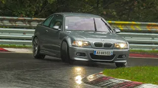 Nürburgring in the Rain: Highlights, CRAZY Drivers & Slippery Action! Touristenfahrten Nordschleife