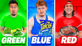 Eating Only ONE Color Food For 24 Hours!