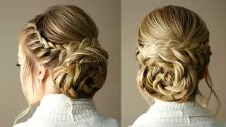 Braid Embellished Rosette Bun | Missy Sue