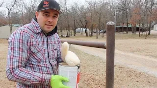 The Best Way to Paint Pipe Fence