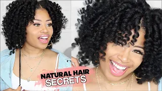 Natural Hair SECRETS for GROWING, Healthy, Thriving Hair!!