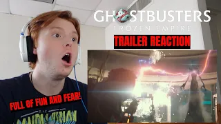 GHOSTBUSTERS: FROZEN EMPIRE TRAILER REACTION (FULL OF FUN AND FEAR!)