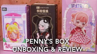 Penny's Box Blind Box BJDs Unboxing & Review-Nature's Secrets, School Haunting, Dreamlike Tea Party