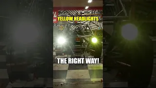 DIY  Yellow headlights! #Shorts