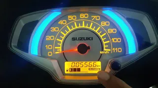 Reset oil change indicator in new suzuki access| how to remove oil change indicator in suzuki access