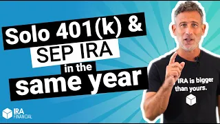 Solo 401(k) and SEP IRA in the same year