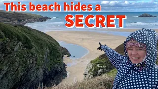 CRANTOCK - Popular BEACH in Cornwall REVEALS an amazing SECRET at low tide