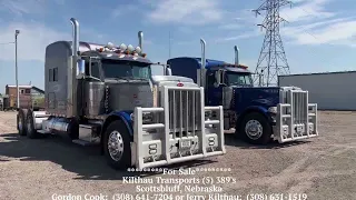 (5) Peterbilt 389's FOR SALE, USED with CAT engines.