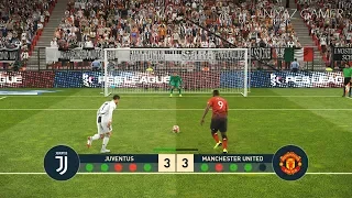 JUVENTUS FC vs MANCHESTER UNITED | Penalty Shootout | PES 2019 Gameplay PC