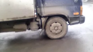 Старый грузовик Hyundai