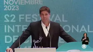 Entrega premio Fical 2023 a #WilliamLevy