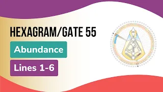 Hexagram/Gate 55, Abundance, Lines 1 - 6