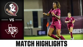 Florida State vs. Texas A&M Women’s Soccer Highlights (2023)