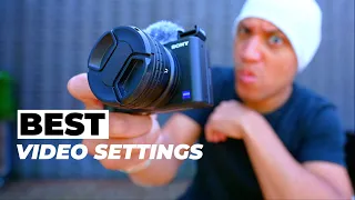 Best Video Settings For The Sony ZV1