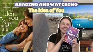 reading & watching The Idea of You!! 📖🎥 book to movie adaption vlog!!