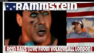 Rammstein - Rein Raus (Live from Völkerball London) [Subtitled in English] - REACTION