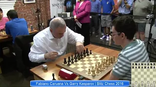 Garry Kasparov Vs Fabiano Caruana !!! Blitz Chess Video's (2016)