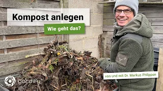 Wie lege ich einen Kompost richtig an? Mit wenig Aufwand den Garten nachhaltig machen! Gardify Tipps