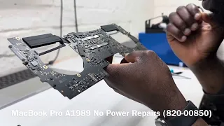MacBook Pro A1989 (820-00850) No Power