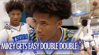 MIKEY WILLIAMS Gets EASY DOUBLE DOUBLE & Starts DUNKING All Over Competition!