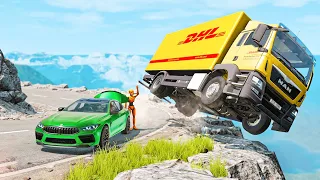 Off Road Car Crashes & Fails #024. - BeamNG Drive - Burnout Blast