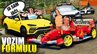 ŠTO JE BRŽE AUTO ILI FORMULA !? *slupao formulu*