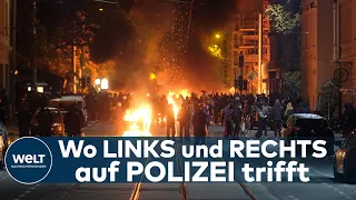 LEIPZIG: "Querdenken"-Demo eskaliert - Angriff auf Polizisten und Journalisten