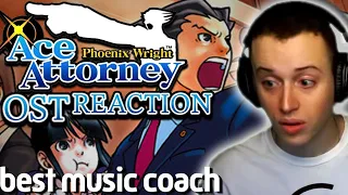 Phoenix Wright: Ace Attorney OST: Music Teacher Reacts!!?? Reaction + Breakdown - Sound Track OST