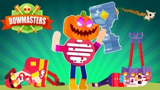 Bowmasters ВЫИГРАЛ СЕРЕБРЯНЫЙ КУБОК Безумная Мультяшная Игра про ДУЭЛЬ ГЕРОЕВ