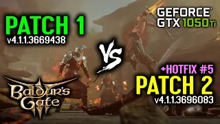 Baldur's Gate 3 - Update Patch 1 vs Patch 2 +Hotfix #5 | BG 3 - v4.1.1.3669438 vs v4.1.1.3696083