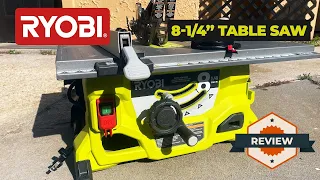 RYOBI Table Saw 8 1/4". Tool review