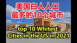 Top 10 Whitest Cities in the US in 2021 # 美国白人人口最多的10个城市【华美之声】