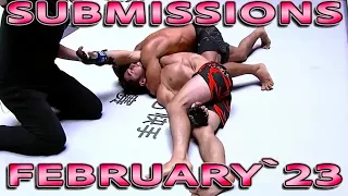 MMA submissions February 2023
